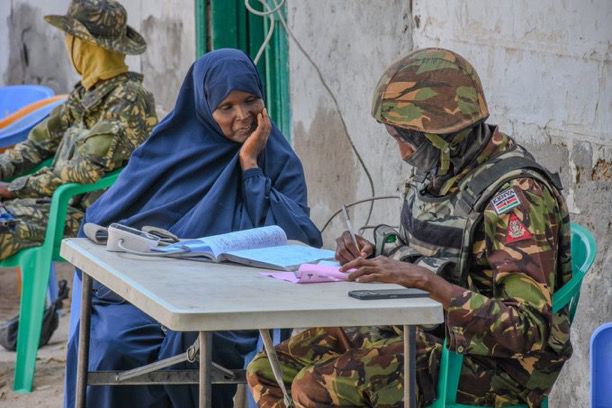 Kenyan Troops Conduct Medical Outreach in Afmadow, Treat Over 100 Residents